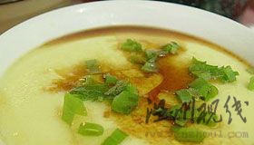清蒸雞蛋羹 菜譜圖片