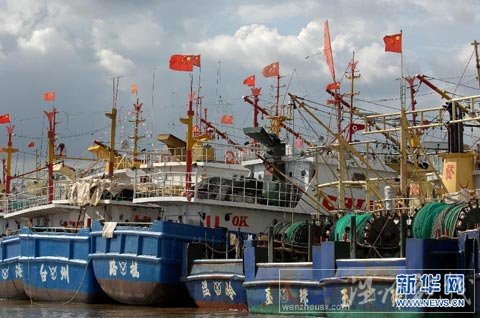 “梅花”逼近 浙江4000余艘船舶停航避風