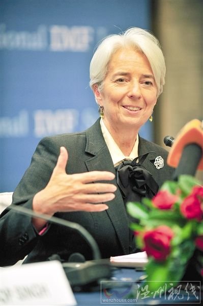 IMF總裁拉加德：中國愿維持人民幣升值趨勢