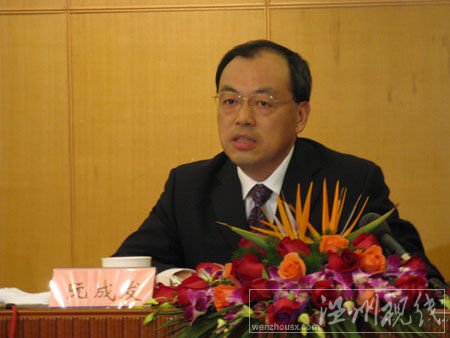 武漢市委書記阮成發 武漢市委書記阮成發