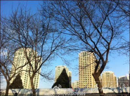 北京天空湛藍22日空氣質量達優 未來幾天晴天為主