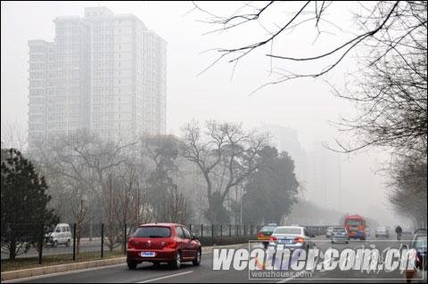 北京大霧繼續糾纏 部分地區或有降雪