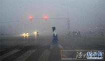 銀川大霧 今晨發布大霧紅色預警