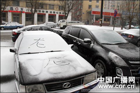 遼寧多地降雪 道路封閉飛機(jī)延誤