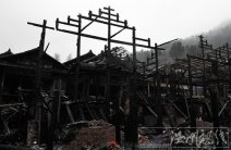 湖南懷化大火 懷化獨坡鄉駱團村火災燒毀房屋70余棟