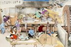 石磨 水碓 永嘉民間舊時加工面粉和米粉的工具