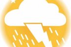 天氣預(yù)報(bào)雷陣雨標(biāo)志 雷