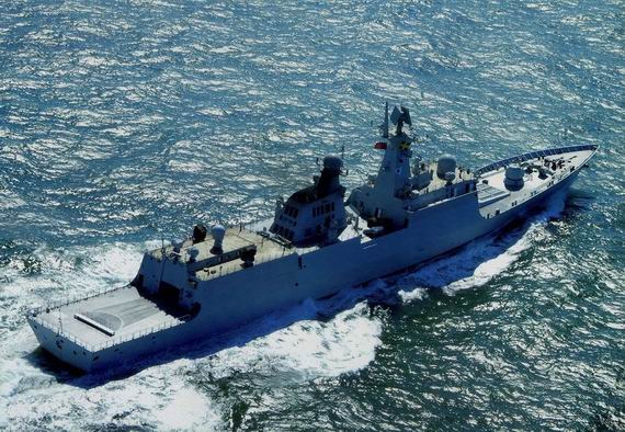 中國護衛艦抵達釣魚島