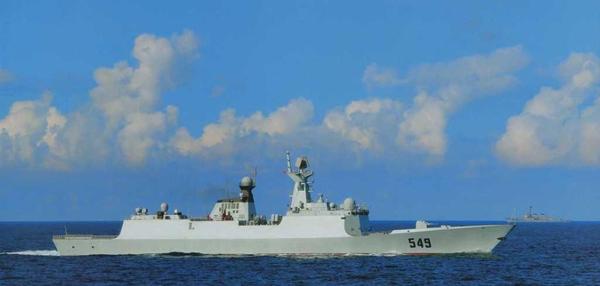 中國護(hù)衛(wèi)艦釣魚島