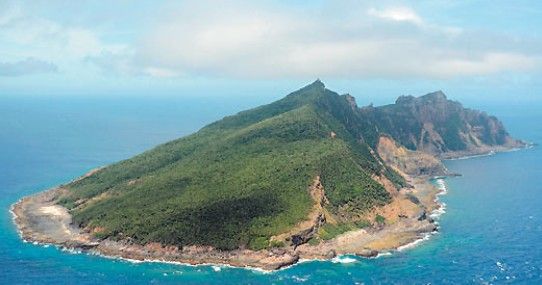 日本人登上釣魚島