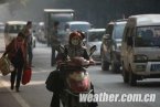 蘭州天氣驟冷 10月22日蘭州氣溫降至今年入秋以來最