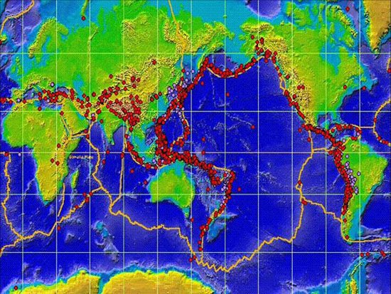 日本和智利都都在環太平洋地震帶上