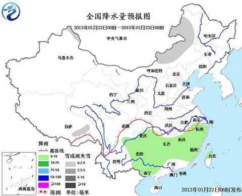 明起北方將迎大風降溫 南方持續陰雨 