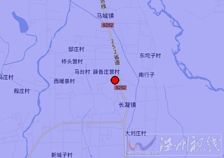 唐山地震余震 2013年1月11日唐山灤縣和灤南縣交界3.0級(jí)地震