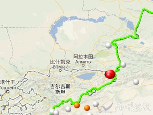 哈薩克斯坦6.1級(jí)地震
