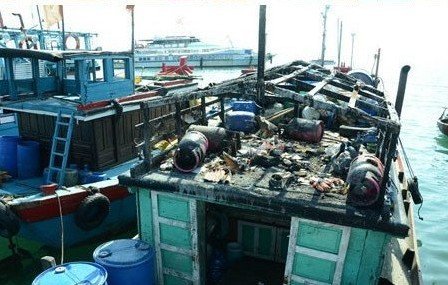 越南稱其漁船在西沙遭中國艦船射擊后起火
