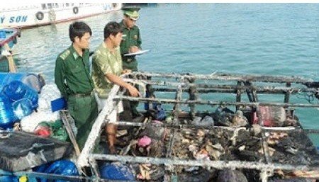 越南稱其漁船在西沙遭中國艦船射擊后起火