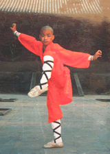 王寶強(qiáng)少年時(shí)期在少林寺
