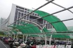3日冰雹雷雨大風席卷玉林市 車棚被大風掀翻天空烏