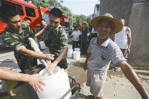 寧波旱情