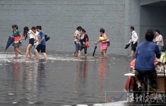 沈陽暴雨 2小時降雨量80毫米城區(qū)積水嚴重