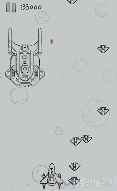 男子高速玩微信飛機大戰