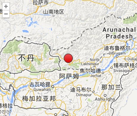 西藏錯那縣地震