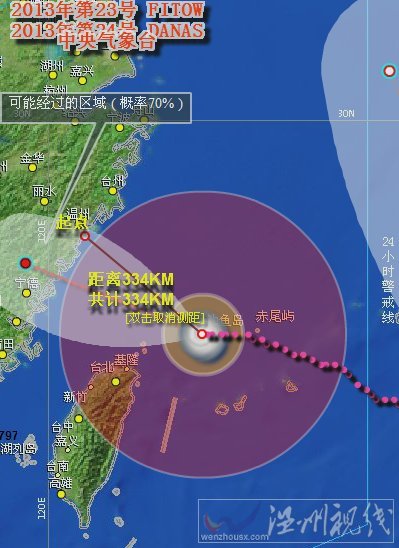 臺(tái)風(fēng)菲特路徑