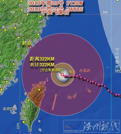 臺(tái)風(fēng)菲特路徑