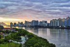 日出的圖片 溫州三橋