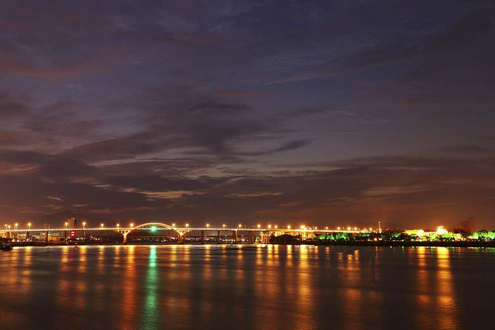 溫州甌江三橋夜景