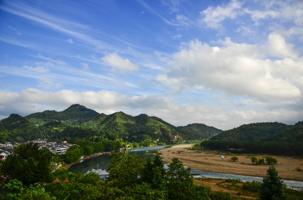 楠溪江灘林