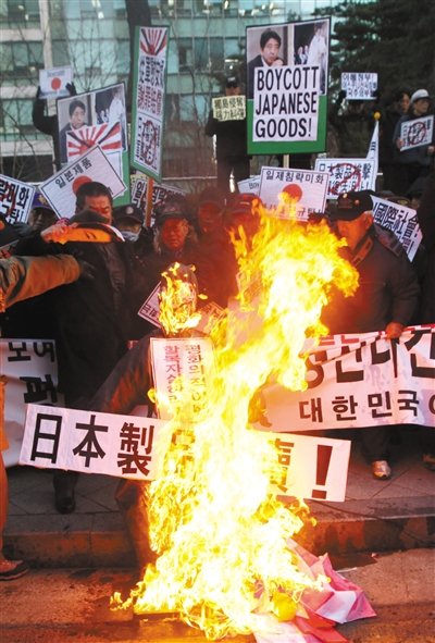 安倍拜鬼韓國反應(yīng)