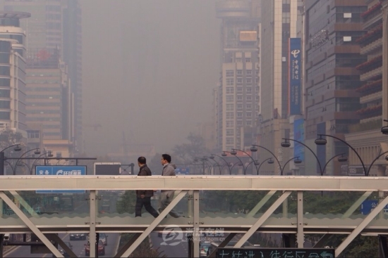 浙江多地霧霾