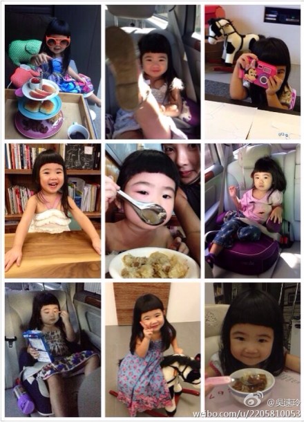 曹格女兒照片