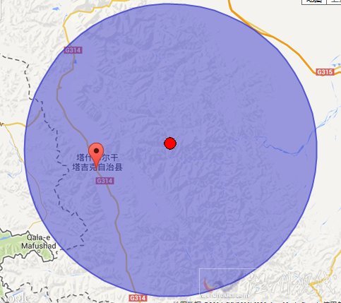 2014年2月6日新疆克孜勒蘇柯?tīng)柨俗伟⒖颂湛h地震