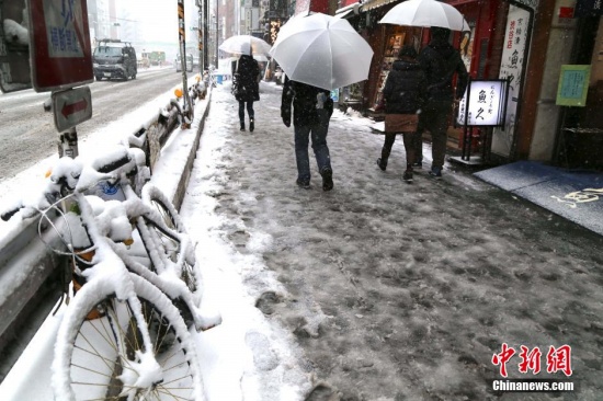 強(qiáng)降雪襲擊日本