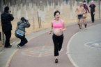 孕婦徐蘊(yùn)云不怕霾 