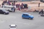河源城區文昌路發生交通事故 一摩托車司機受傷