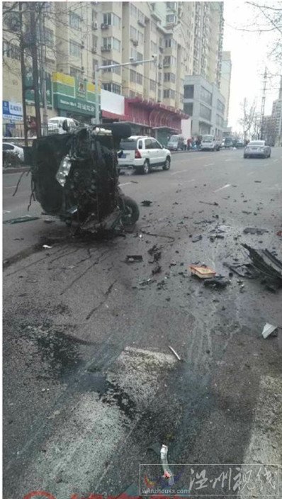 青島江西路車禍現場