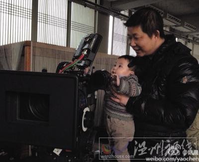 姚晨寶貝兒子土豆近照