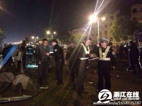 臺州104國道爆炸