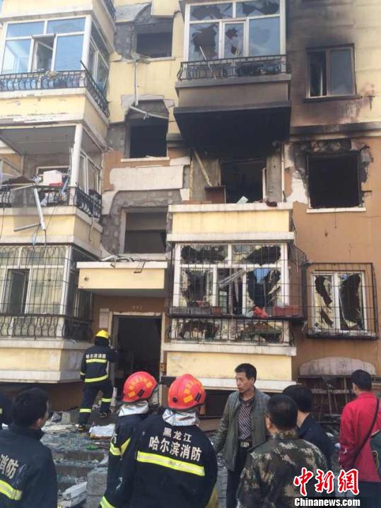 哈爾濱祥和家園小區燃氣爆炸3人受傷1人重傷