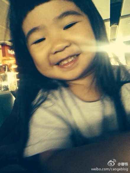 曹格女兒照片 曹格女兒多大了