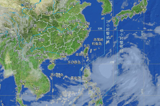 2014年臺風夏浪衛星云圖