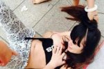 疑為小三女子被扒光群毆