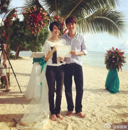 李承鉉戚薇結(jié)婚現(xiàn)場(chǎng)圖片