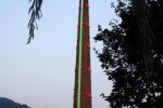 廢棄煙囪改成溫度計 陜西貧困縣花43萬元改造