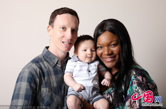 黑人母親生下白種兒子