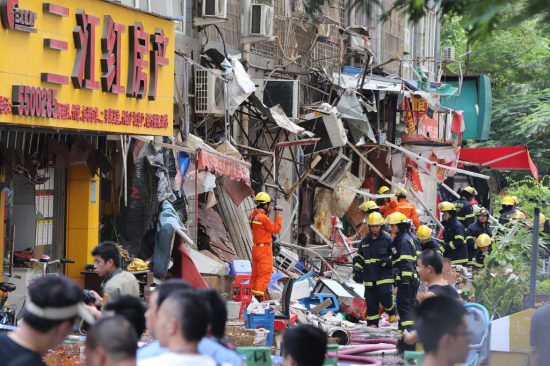 廈門嘉禾路福園公寓爆炸事故現場
